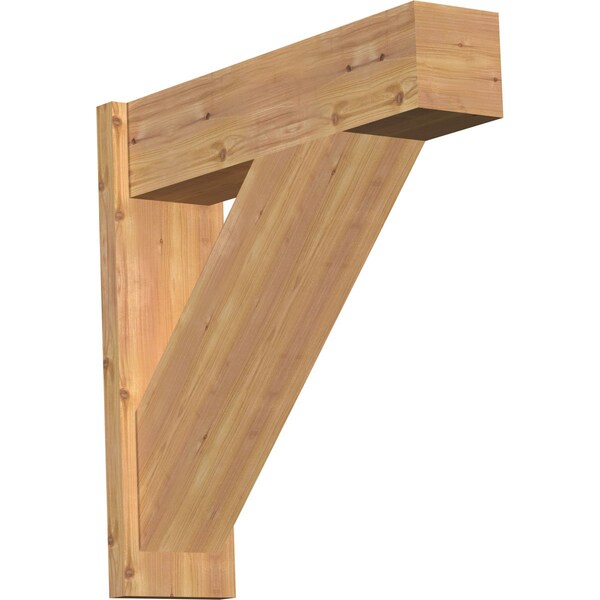Ekena Millwork Traditional Block Smooth Outlooker, Western Red Cedar, 7 1/2"W x 28"D x 28"H OUT08X28X28TRA05SWR - main